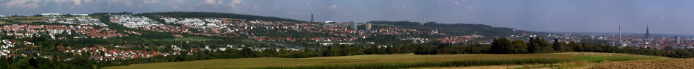 Deep-Zoom: Panorama Ulm-Eselsberg