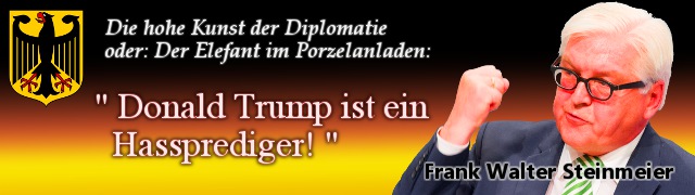 Steinmeier hetzt gegen Trump